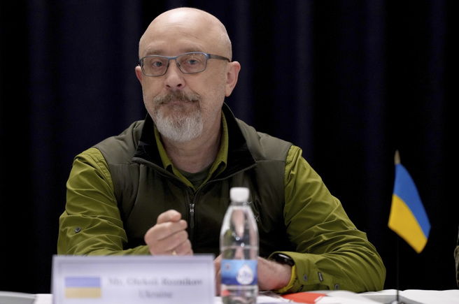 乌克兰国防部长列兹尼科夫（Oleksiy Reznikov）。（图/ 美联社）