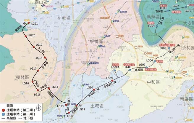 台北捷运万大线二期树林段（CQ890区段标）歷经5次公告流标，目前总算有进度。（北市捷运局提供）