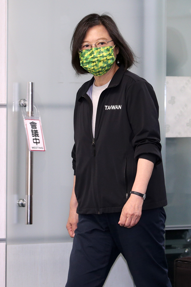 民進黨主席蔡英文。（黃世麒攝）