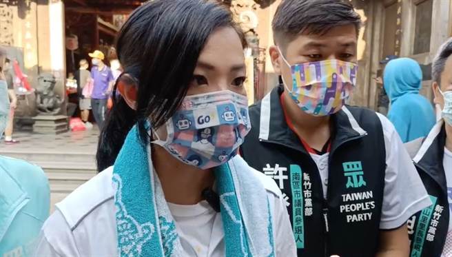 民眾党新竹市长参选人高虹安。（资料照／王惠慧摄）