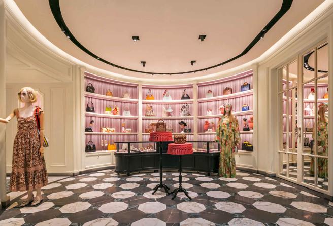 微风广场Gucci专卖店店装。（Gucci提供）