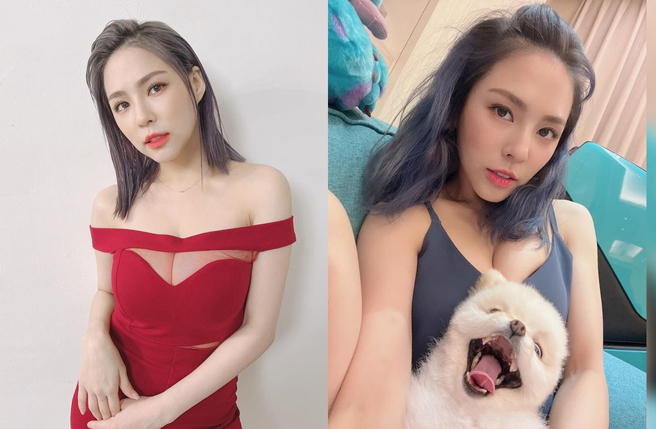 女星熊熊是演艺圈着名的美胸女神。（图／IG@熊熊）