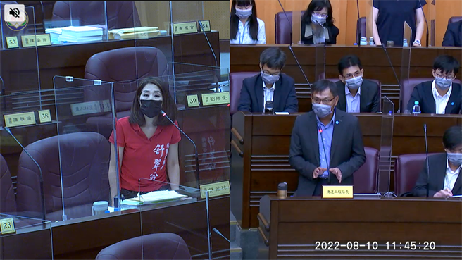 桃园市议员舒翠玲10日踢爆，捷运工程局某高阶主管，去年11月18日和厂商餐叙时，酒后涉嫌对女工程师伸咸猪手。(蔡依珍摄)