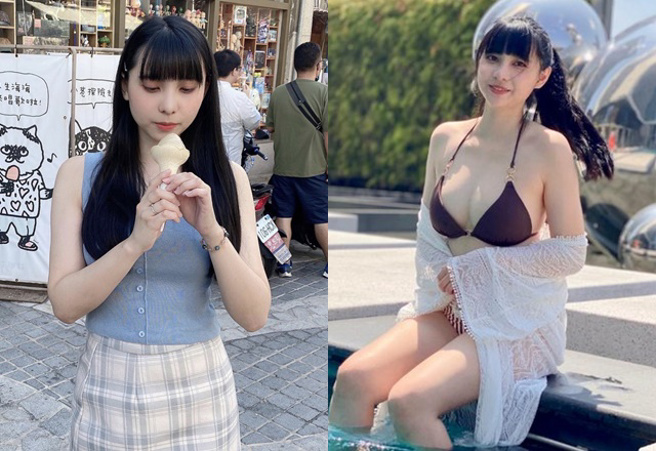 日前有网友于PTT以「正妹飞天小女警」贴出多张韩淳羽的生活照，其中还有她穿比基尼的火辣照，让不少乡民直呼：「想被夜间侦讯」。（图/新北市妇幼队提供、翻摄PTT）