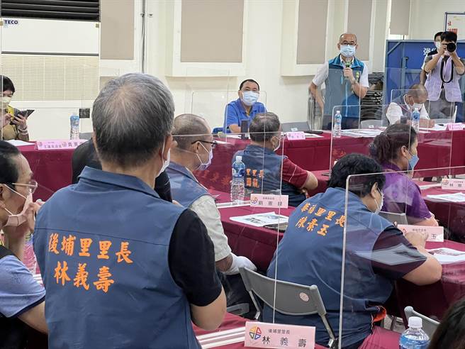侯友宜今至板橋區主持行動治理座談會。（王揚傑攝）