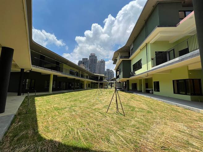 关埔国小新建高年级校舍已于今年7月竣工，目前正办理第一次验收。（新竹市政府提供／王惠慧新竹传真）