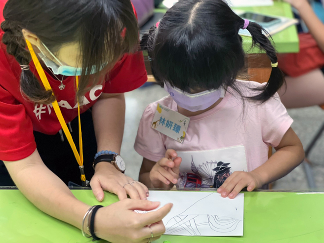 云林县广兴国小上课现场。(照片/教育部提供)