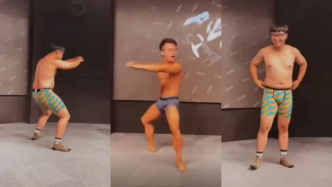 圤智雨的男优海选需面临空干实测，原冠军阿硕和马修曾同台比拚腰力。(图/圤智雨 fb)