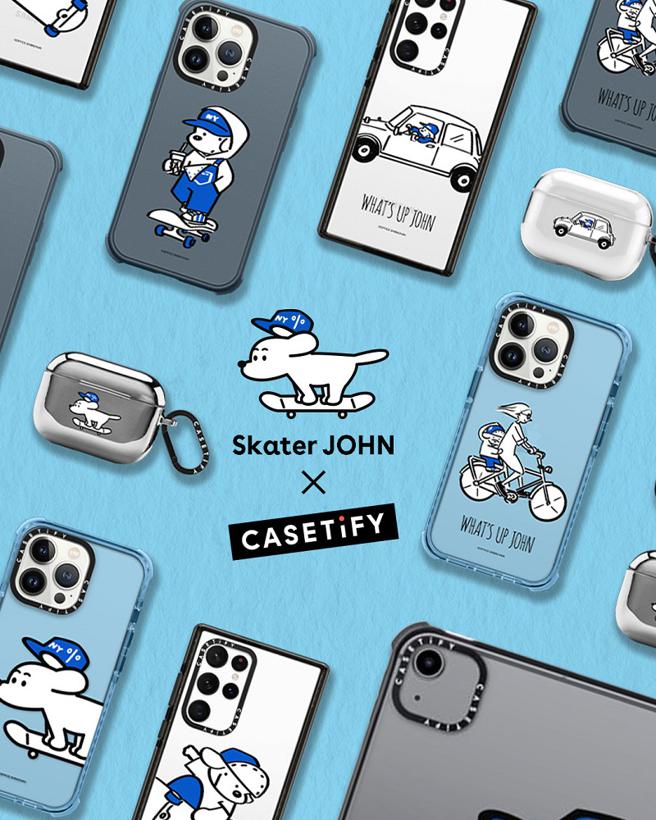 CASETiFY 与毛小孩界滑板男孩「Skater JOHN」合作推出艺术家系列电子配件，今年8月每售出一个「Pawfect Love 可爱毛小孩系列」电子配件，CASETiFY即将向国际爱护动物基金会 （IFAW）捐赠5美元。（CASETiFY提供）