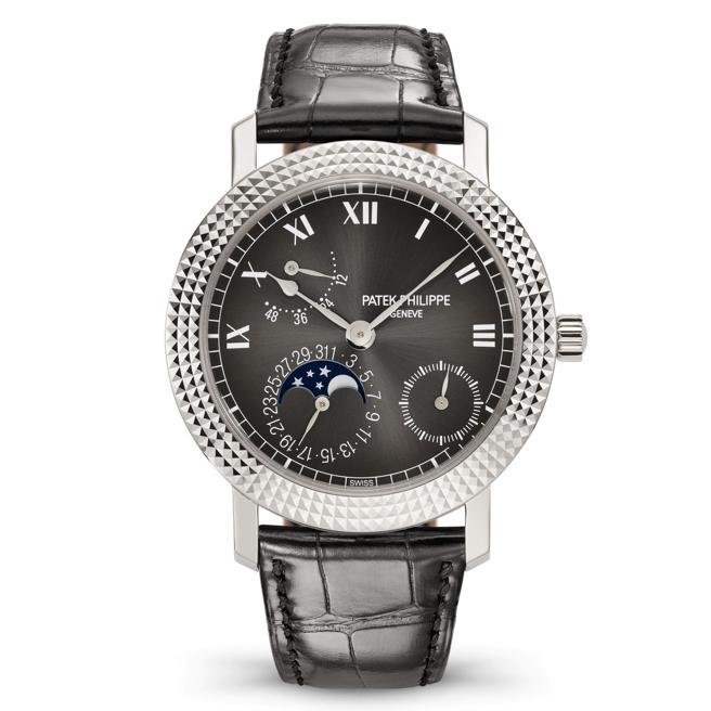 百达翡丽为欢庆与高登钟表合作50年，特别打造Ref. 5057G-010 Calatrava限量表，限量100只。 （Patek Philippe提供）