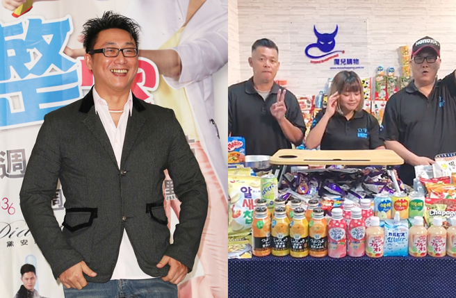 薛志正去年初车祸导致不良于行，最近他復出上直播，跟汪建民搭檔卖零食。（图／中时资料照片；翻摄自魔儿购物脸书）