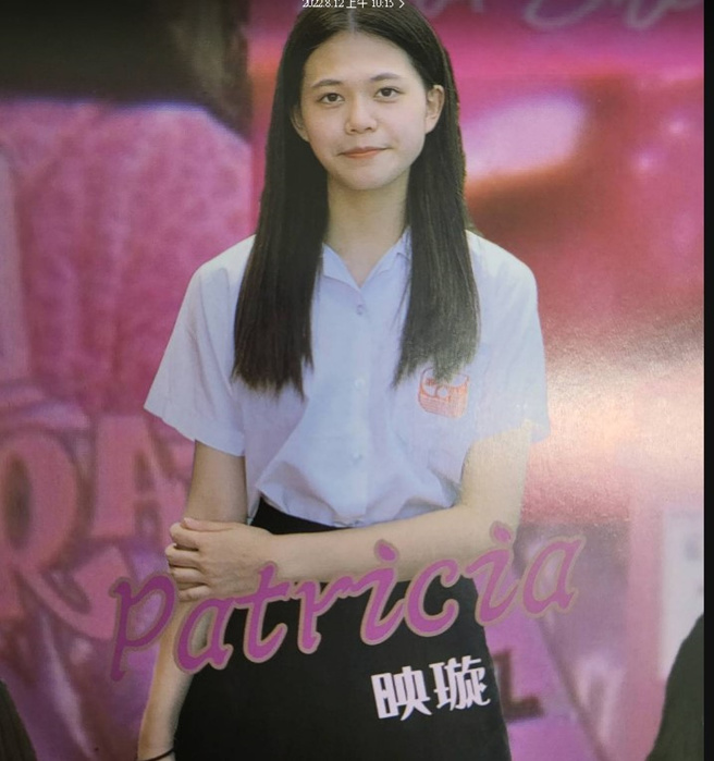 安康高中毕业生曾映璇，录取臺北医学大学医务管理学系，就读管理相关学系。(照片/双溪高中提供)

