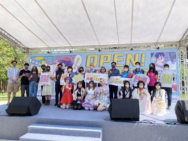 2022桃園漫畫節今在中壢區馬祖新村眷村文創園區登場。（蔡明亘攝）