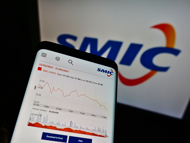 中芯示警手机晶片客户订单急冻。（示意图/达志影像/shutterstock）