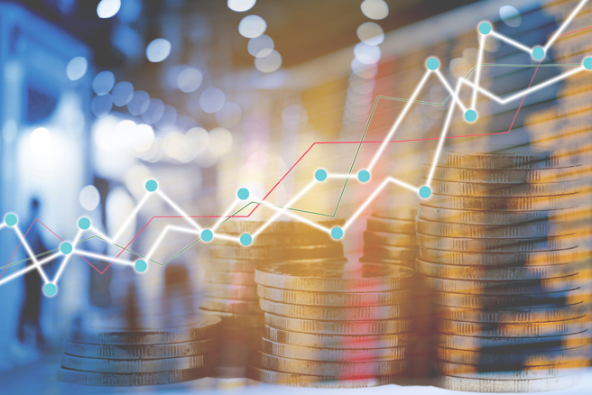 主计总处今下修今年经济成长率至3.76％。(示意图/shutterstock)