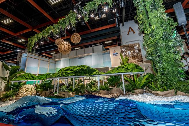 海洋森林縱谷打造的花蓮SDGs永續場館。(花蓮縣政府提供)