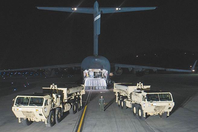 图为萨德系统部分装备。（新华社）