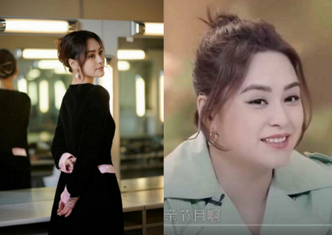 阿娇过去发福引起热议。(图/ 摘自优酷YouTube、摘自微博)