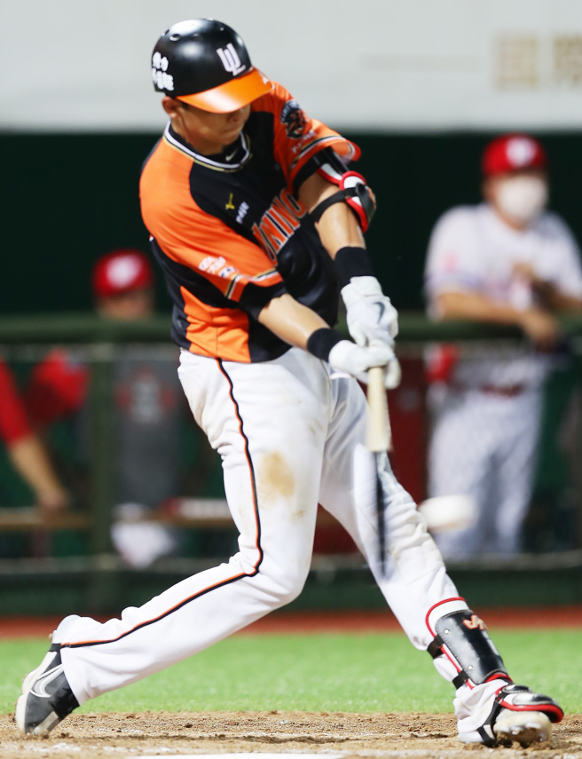 统一狮陈重羽相隔668天开轰。（资料照，季志翔摄）