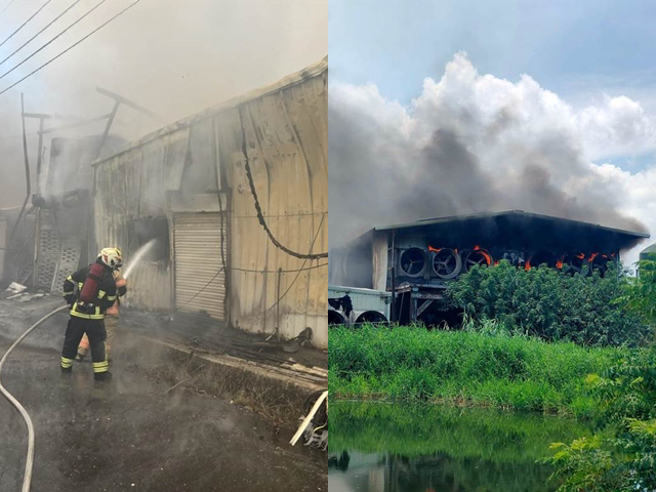 网友纳闷养鸡场为何存放1吨柴油，据了解养鸡场因有赖大量电子设备维持温度与湿度，为因应停电，场区会设置「发电机」，因此柴油确实不可或缺。（消防局提供）