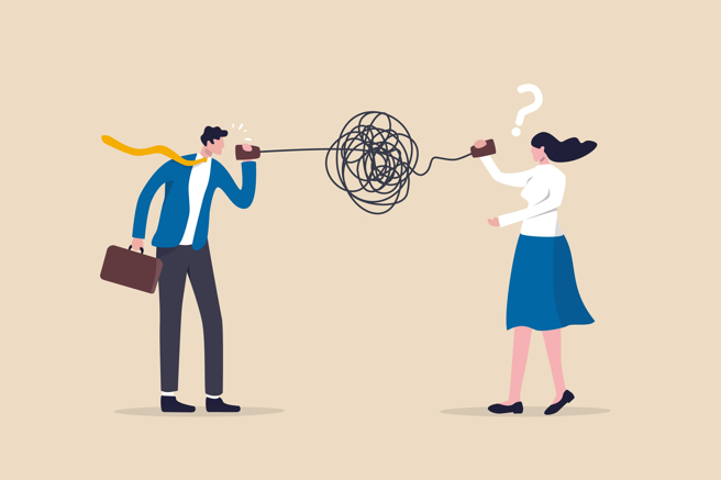 沟通，也不是从课本教材学会的。表达能力、聆听能力更是透过互动练习中，体验而来的：
「说，要说到对方想听；听，要听到对方想说。」（示意图/ shutterstock）