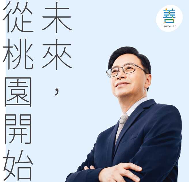 國民黨桃園市長參選人張善政14日晚間在臉書發表「TAOYUAN」7大政見。取自張善政臉書