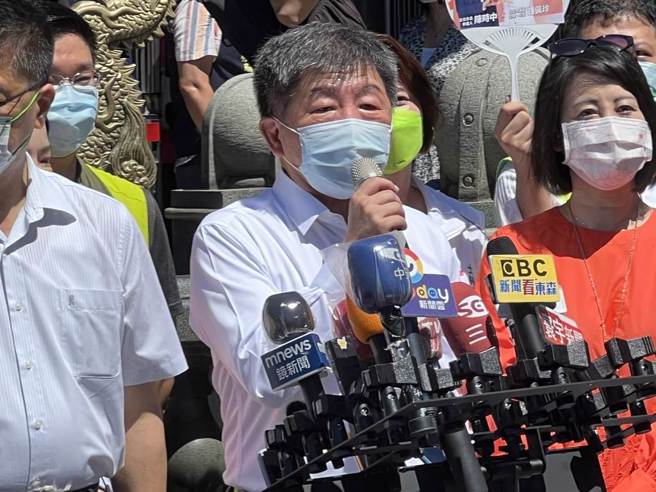 民进党台北市长参选人陈时中。（资料照／黄婉婷摄）