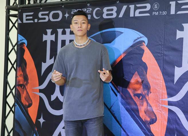 瘦子连3场小巨蛋演唱会昨晚顺利落幕。（陈俊吉摄）