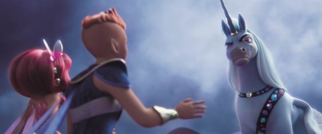 獨角獸是動畫電影創造的全新角色。（華映提供）