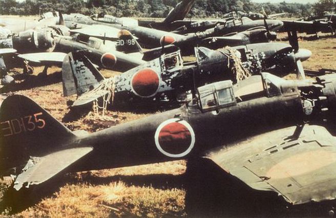 二战结束后的日本战机，多数都必须强制破坏，因为在8月15日曾发生拒降事件。(图/wiki)