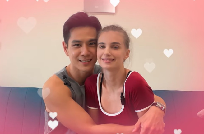 佳娜公开和祖雄交往的过程。（图／佳娜老师机Youtube）