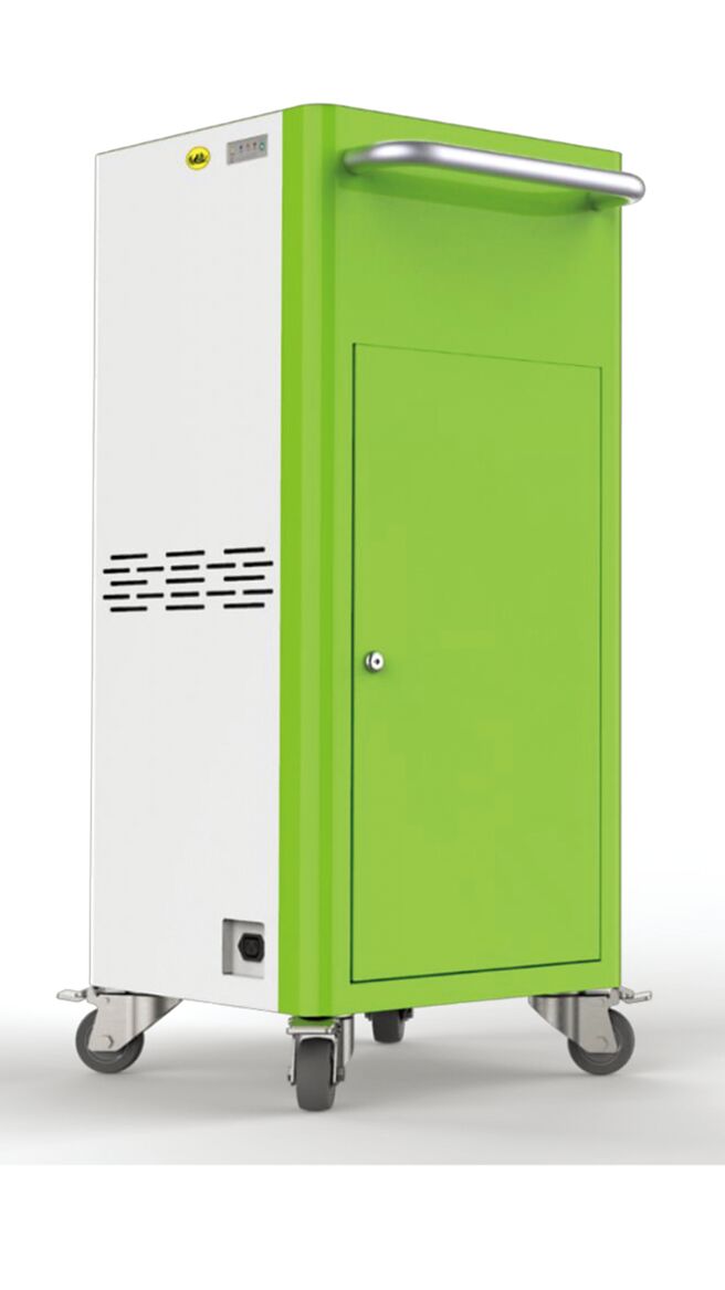 鋐菱推出移动式高温消毒杀菌车。图／业者提供