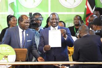 肯亞總統大選  選務當局宣布現任副總統魯托勝出