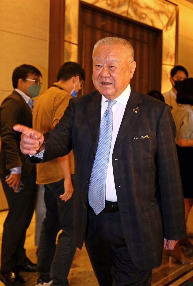 三三企業交流會理事長林伯豐。（張鎧乙攝）