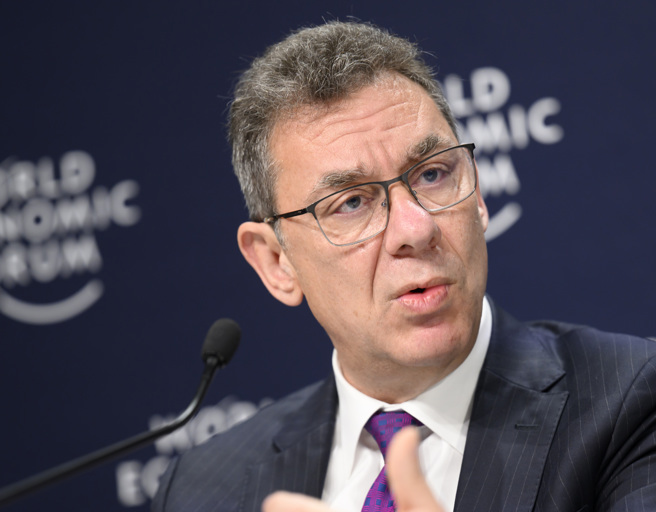 美国辉瑞大药厂（Pfizer）董事长兼执行长博尔拉（Albert Bourla）。(图/ 美联社)