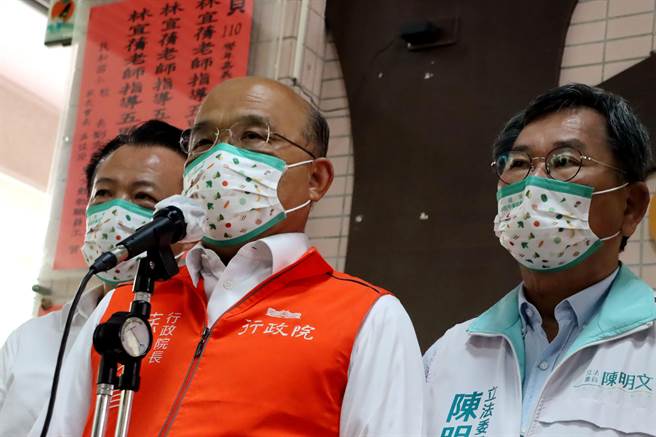 行政院长苏贞昌表示国人在柬国受害，政府非常关心，经搜集所有资料，发觉有120位还失联，会持续追查。（吕妍庭摄）