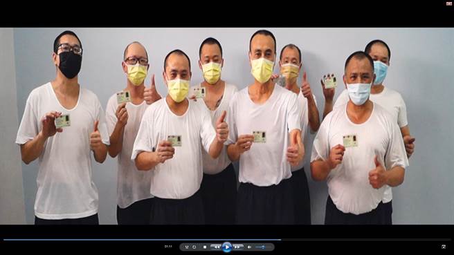 台南第二监狱今年2月开办为期4个月的烘焙技能训练班，辅导9名收容人通过烘焙丙级技术士国家检定考试。（台南第二监狱提供／张毓翎台南传真）