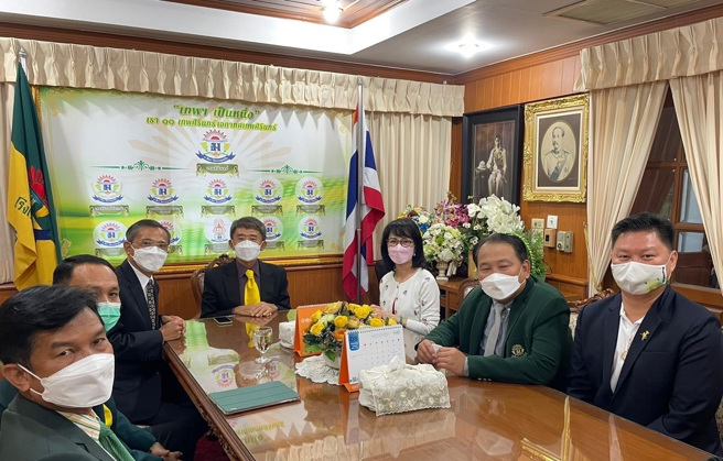 泰国高中联盟对龙华科大优质办学成果高度肯定。(照片/龙华科大提供)