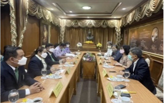 林如贞副校长赴泰拓展海外教育，强化各项交流。(照片/龙华科大提供)