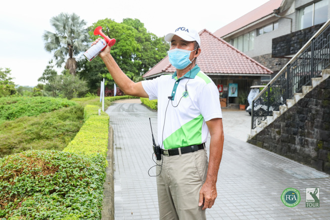 肇喜登峰巡迴赛老爷逐梦公开赛第一回合下午场因雨暂停1小时。（TPGA提供）