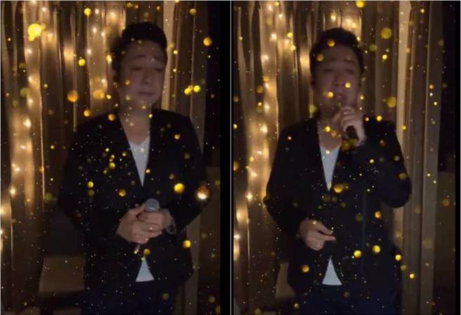 艾成周日晚才开直播唱歌，演唱《忘情水》、《回家的路》多首金曲。（图／取材自艾成的异想世界脸书）