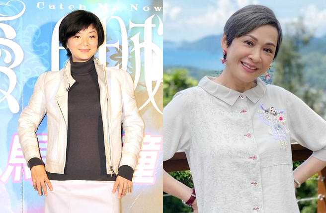 陈玉莲（左）曾和周润发有段情，余安安则是周润发前妻。（图／中时资料照片；翻摄自candiceyuonon IG）