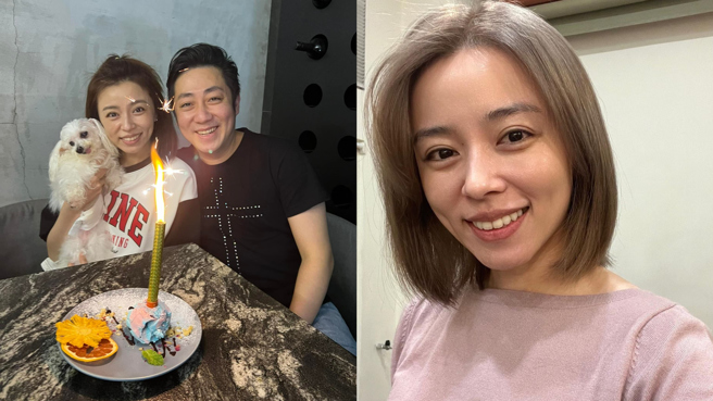 王瞳稍早已从宜兰赶回台北，并前往派出所作笔录。（图／IG@王瞳、FB@艾成）