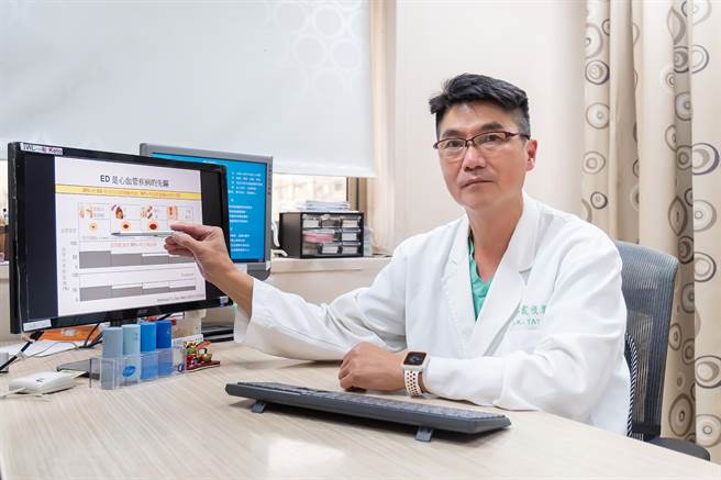 东元医院泌尿中心医师戴顺庆表示，根据国际研究报告指出，部分男性在感染新冠之后，得到性功能障碍的风险高出20％。（东元医院提供／邱立雅竹县传真）