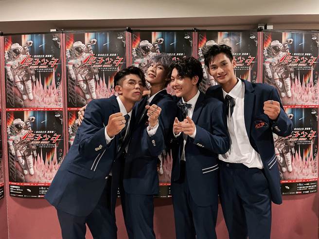 「凯渥四少」陈峻廷（左起）、林焕钧、林毓家、夏浦洋。（凯渥提供）