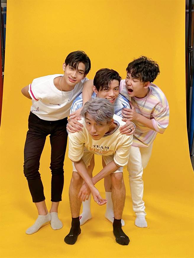 夏浦洋、林焕钧、陈峻廷、林毓家4人感情相当好。（凯渥提供）