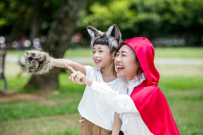 林口區公所將於本周六(8/20)辦理親子健行活動，與如果劇團合辦帶來《大野狼拯救小紅帽》精彩演出。（圖／新北市政府林口區公所提供）