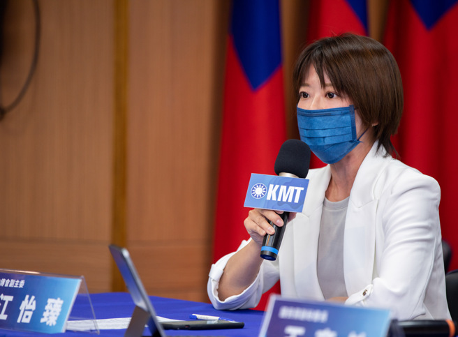 新北市议员江怡臻反讥林佳龙参选新北却心留台北。 图/江怡臻提供