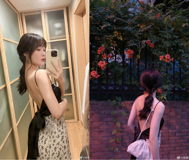25岁徐娇越大越性感迷人。(图/ 摘自徐娇微博)