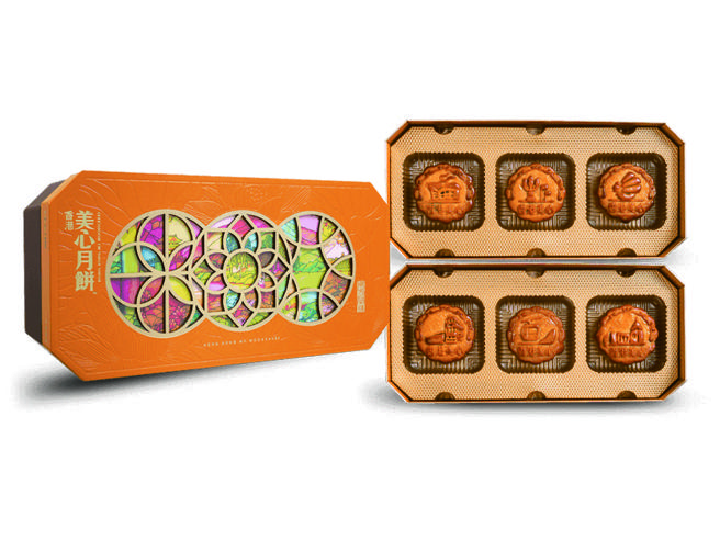 SOGO復兴馆香港美心月饼「美心东方之珠」特价2052元。（SOGO提供）